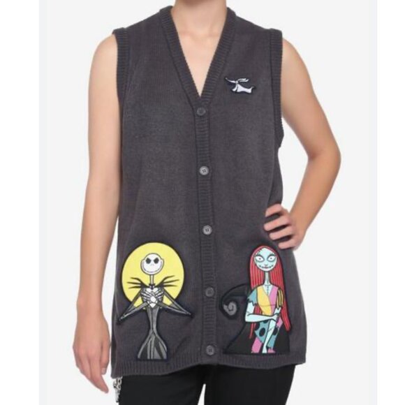 The Nightmare Before Christ Christmas Sweater Vest - Picture 1 of 13